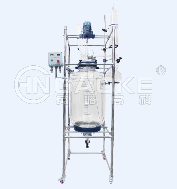 200L大型防爆雙層玻璃反應釜